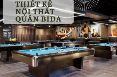 Thiết kế nội thất quán bida